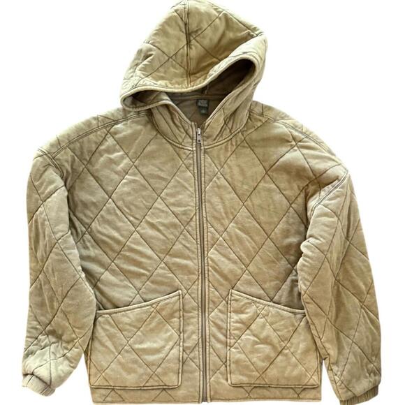 Wild Fable Quilted Zip-Up Hoodie – Size Small - Picture 1 of 6